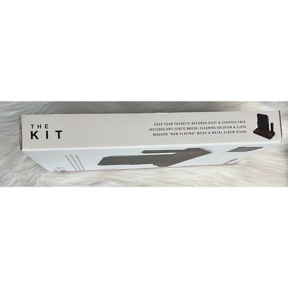 Victrola "The Kit' Record Cleaning Kit with Wood and Metal Album Stand NIB - Picture 3 of 6